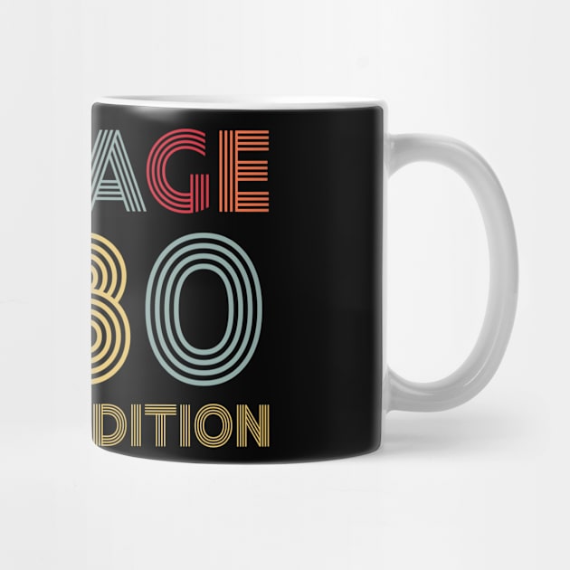 Vintage 1980 Limited Edition by CardRingDesign